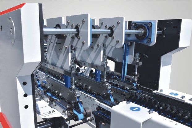 XS-900 1200 Upper Belt Driver Folder Kecepatan Tinggi Mesin Gluer